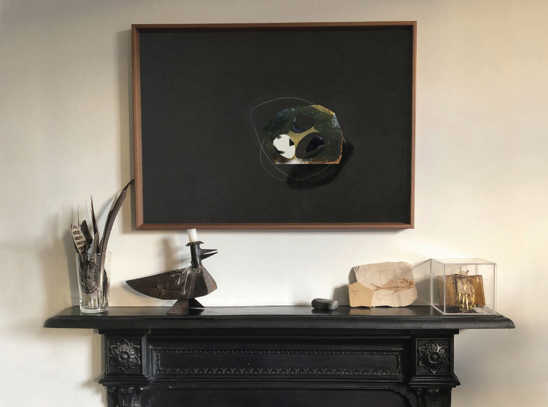 GT art web nesting 6 mantelpiece